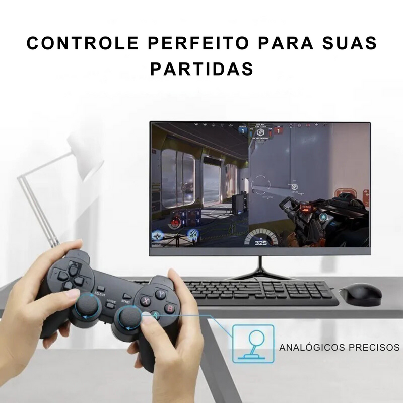 Controle Tectinter 2.4G V8 – Para Jogo Sem Limites!